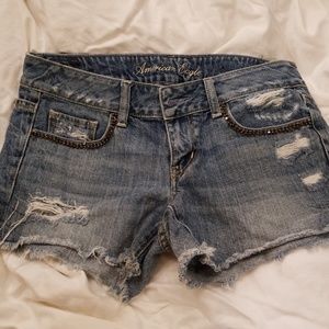 American eagle denim shorts